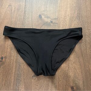 Aerie Swim Black Full Coverage Bikini Bottom
